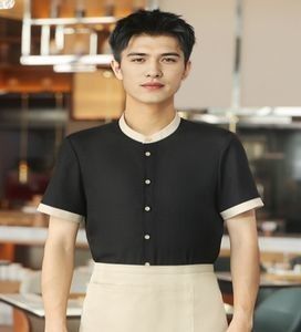 Latest Design Wholesale High-End Soft and Comfortable Restaurant Waiter Uniform