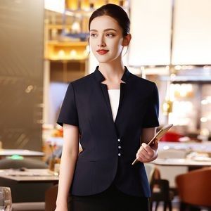 Fabrikant Restaurantpersoneel Ontwerp Damesjurk Hotelpersoneel Manager Uniform