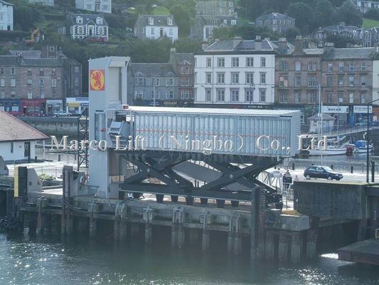 Tableau de levage à ciseaux jumeaux isolant Marco pour environnements et applications extérieurs