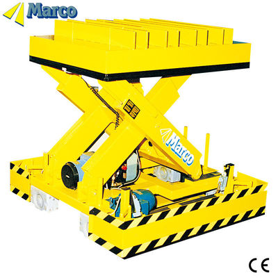 8-10 Ton Marco Single Scissor Lift Table dengan Sertifikasi CE dan Desain Isolasi
