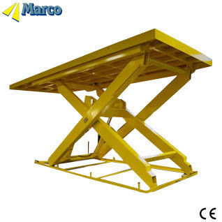 Lifttafel met een enkele schaar van 19 ton Marco met stationaire loopstand en CE-goedkeuring