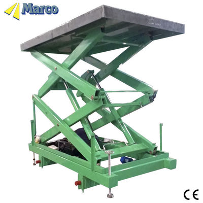 Προσαρμογή 2,5-4 τόνων Marco High Scissor Lift Table με εγκεκριμένα σταθερά κινήματα CE