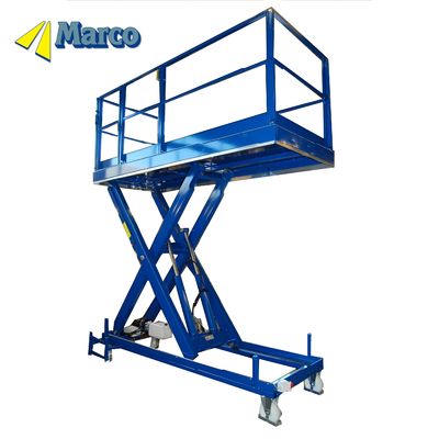 2600 mm Hydraulic Scissor Lift Platformy roboczej z podwoziem kołowym i awaryjną obniżką