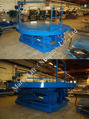 Isolasi Marco Tinggi Lift Table Gunting dengan Sertifikasi CE dan Segmen Removable