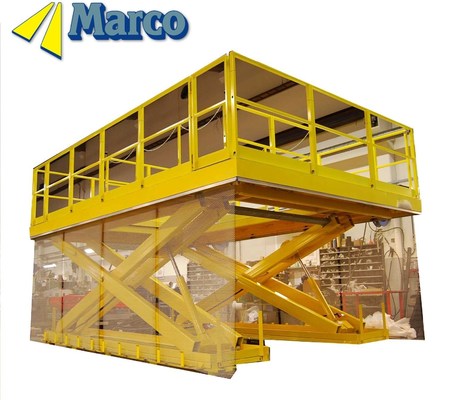 Good price High Capacity Marco Hydraulic Scissor Lift Work Platform with Two Sliding Floor Boards online