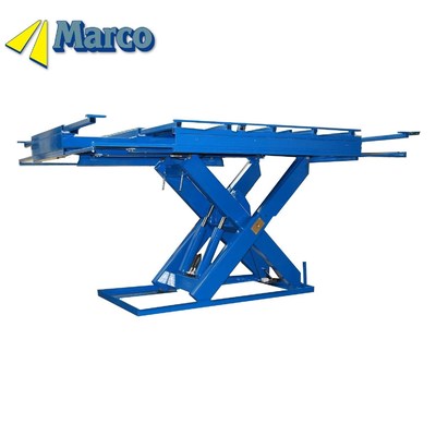 Qualidade Tabela de elevação vertical de tesoura Marco com mecanismo de elevação hidráulica e plataforma extensível Fábrica