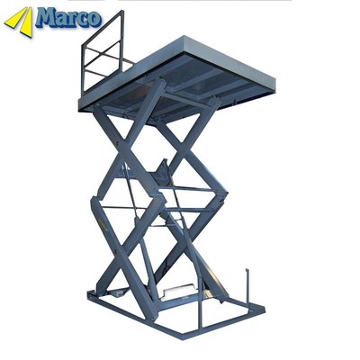 Quality Special Weight Level Marco Goods Lift Hydraulic Scissor Lift Platform at Two Fixed Levels factory
