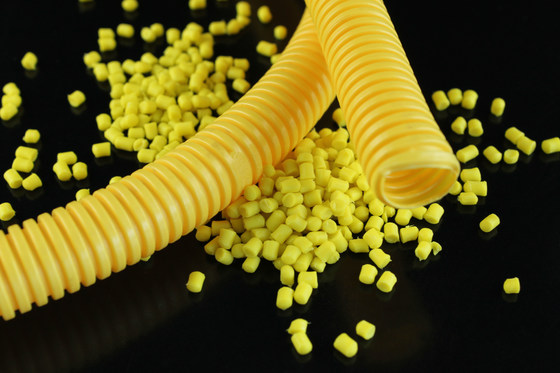 Quality Anti UV 1.2g/Cm3 Recycled Plastic Granules Spiral Tube factory